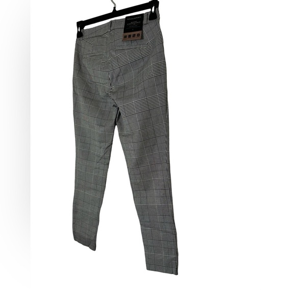 Banana Republic Women's Mid- Rose Sloan Black and White Plaid Pants Size 0R NWT - Picture 6 of 16